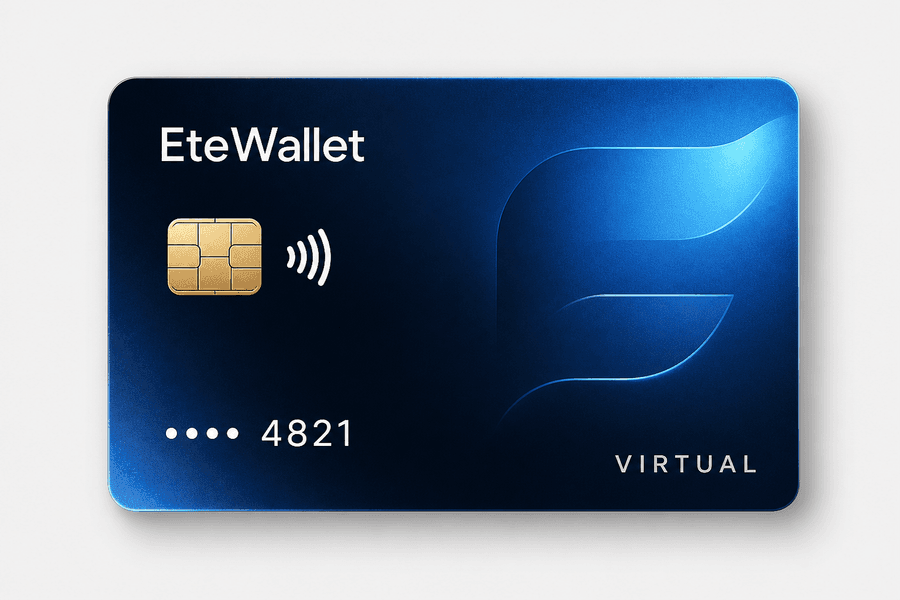البطاقة الافتراضية من eteWallet